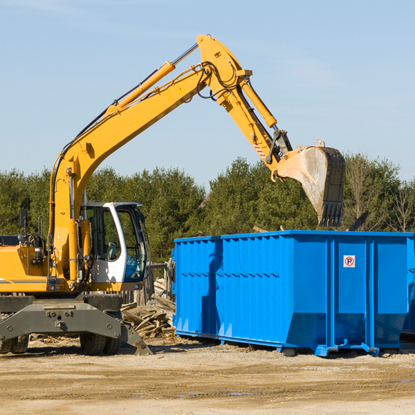 what size residential dumpster rentals are available in Kerrick TX